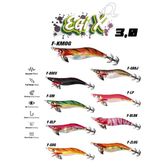 Fujin Egix 3.0 16.4Gr Kalamar Zokası