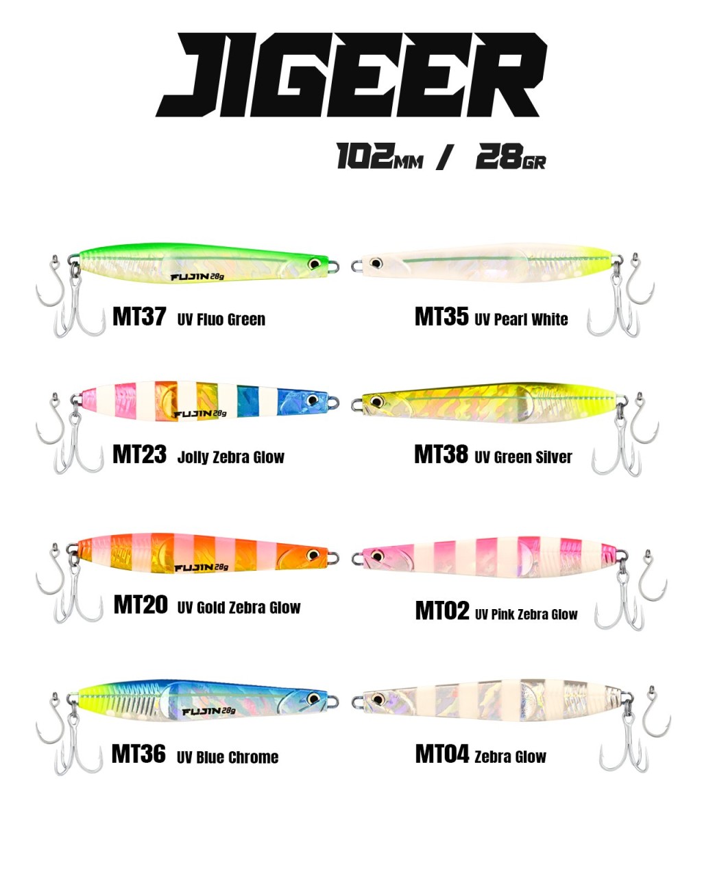 Fujin Jigeer 28Gr 10Cm Kasik Yem