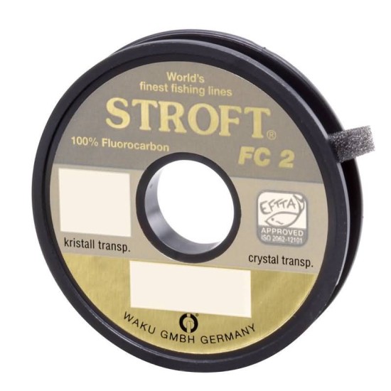 Stroft Fc2 50 Metre Fluorocarbon Misina 0.30 Mm