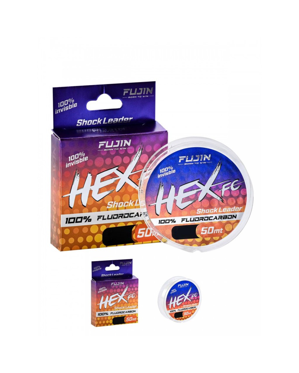 Fujin Hex %100 Fc Leader 50Mt Misina