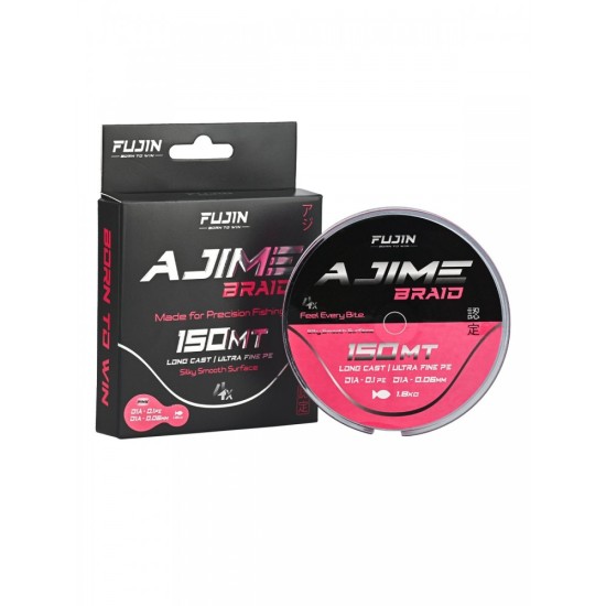 Fujin Ajime Braid 4X 150Mt Pink İp Misina