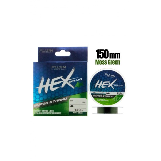Fujin Hex 4X 150Mt Moss Green İp Misina