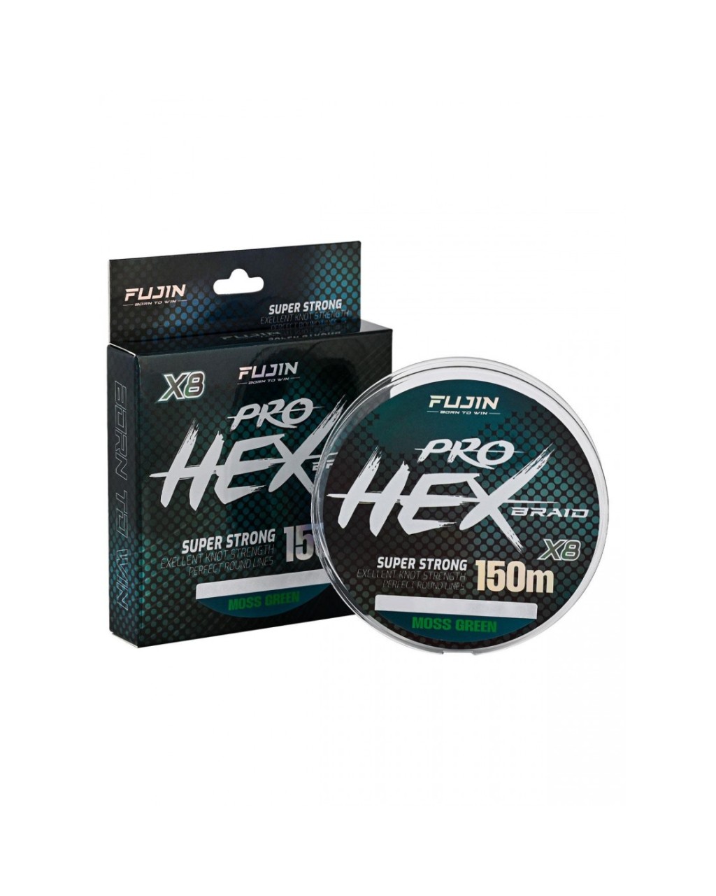 Fujin Pro Hex 8X 150Mt  Moss Green  İp Misina