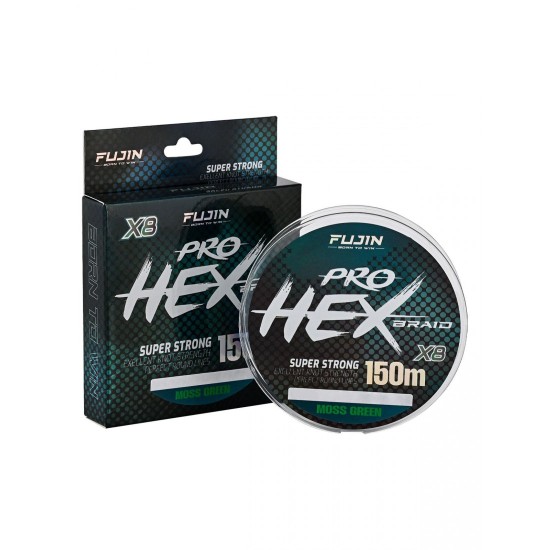 Fujin Pro Hex 8X 150Mt  Moss Green  İp Misina