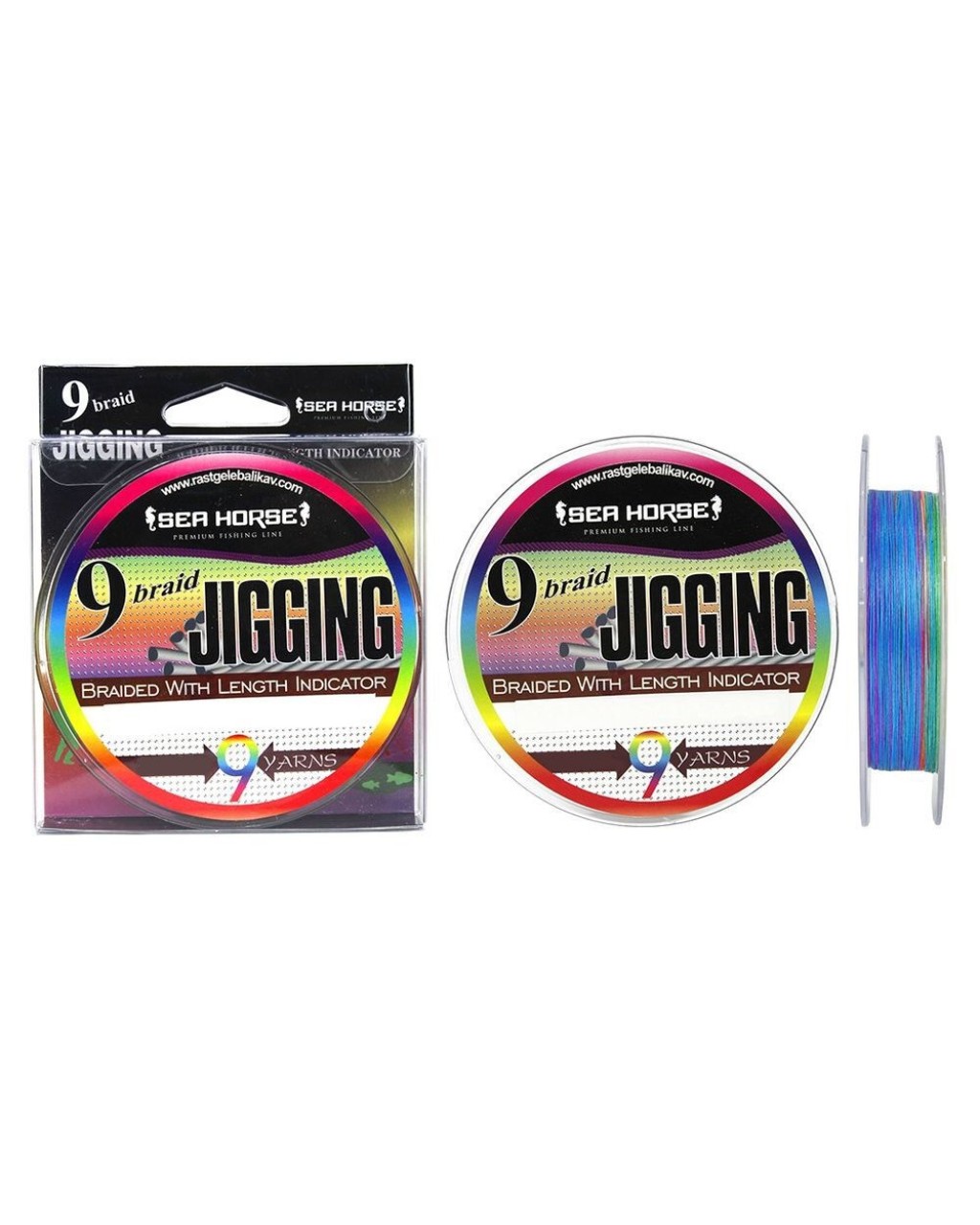 Sea Horse Jigging 150Mt 9X Multi Color İp Misina