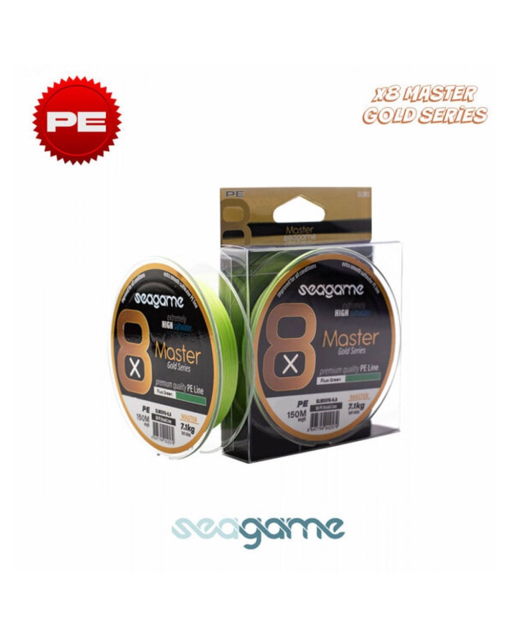 Seagame Master X8 Pe 150M Fluo Green İp Misina