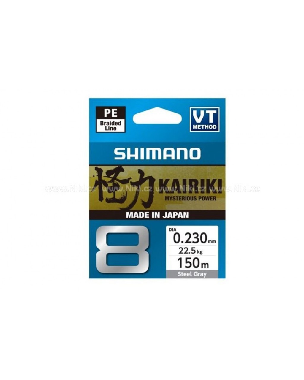 Shimano Kairiki 8 150M Steel Gray İp Misina