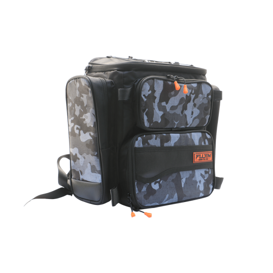 Fujin Black Camo Back Pack - Balıkçi Sirt Çantasi