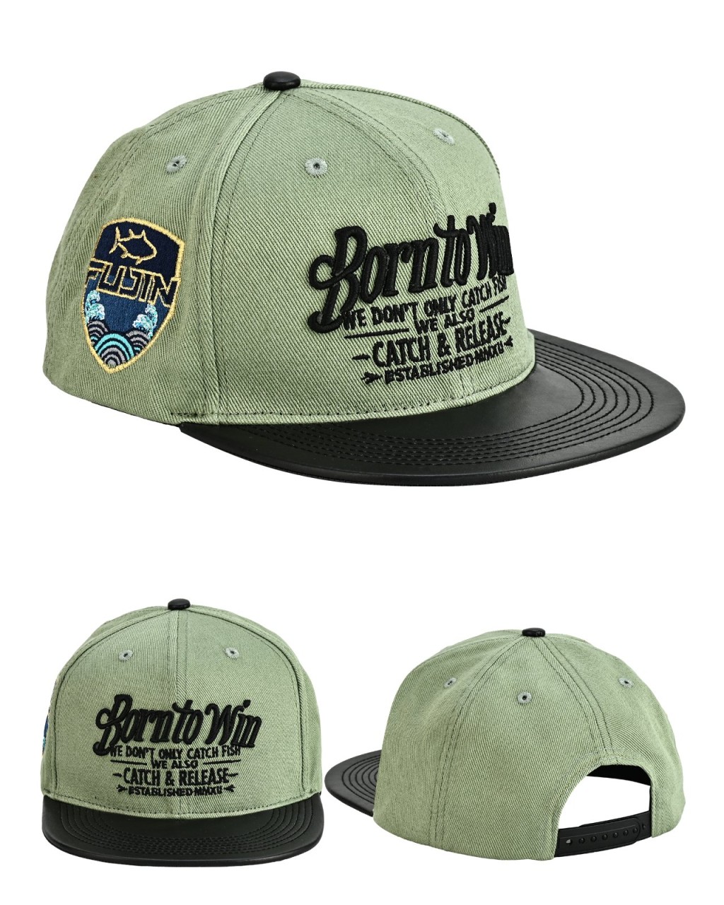 Fujin Btw Lather Visor Sapka Light Green