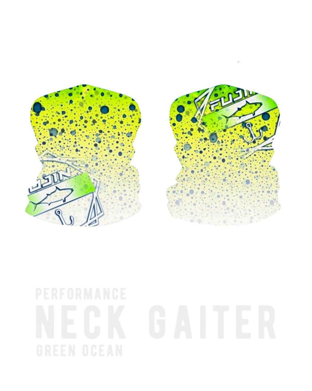 Fujin Neck Gaiter Boyunluk Green Ocean