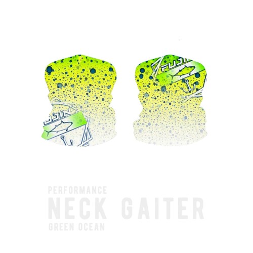 Fujin Neck Gaiter Boyunluk Green Ocean