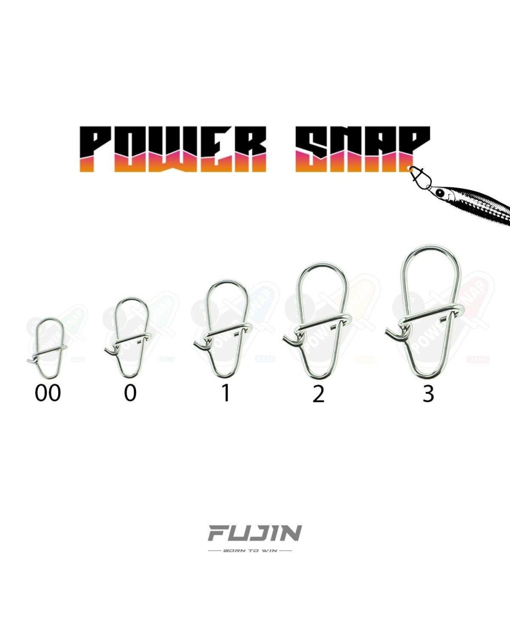 Fujin Power Snap #3  24 Kg Çekerli Klips