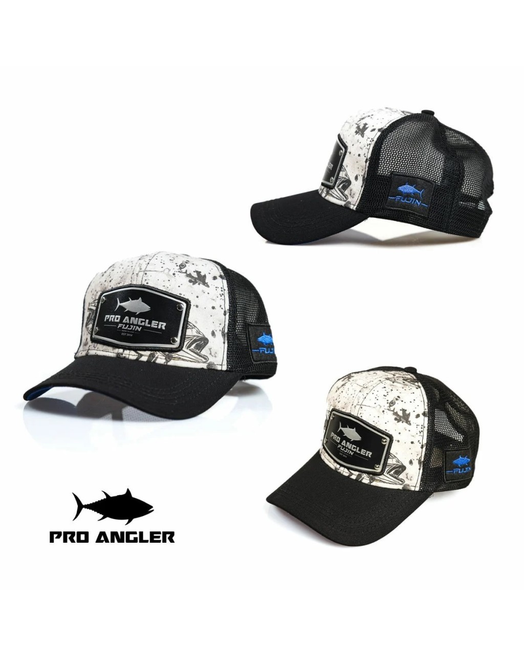 Fujin Pro Angler Black Fish Sapka