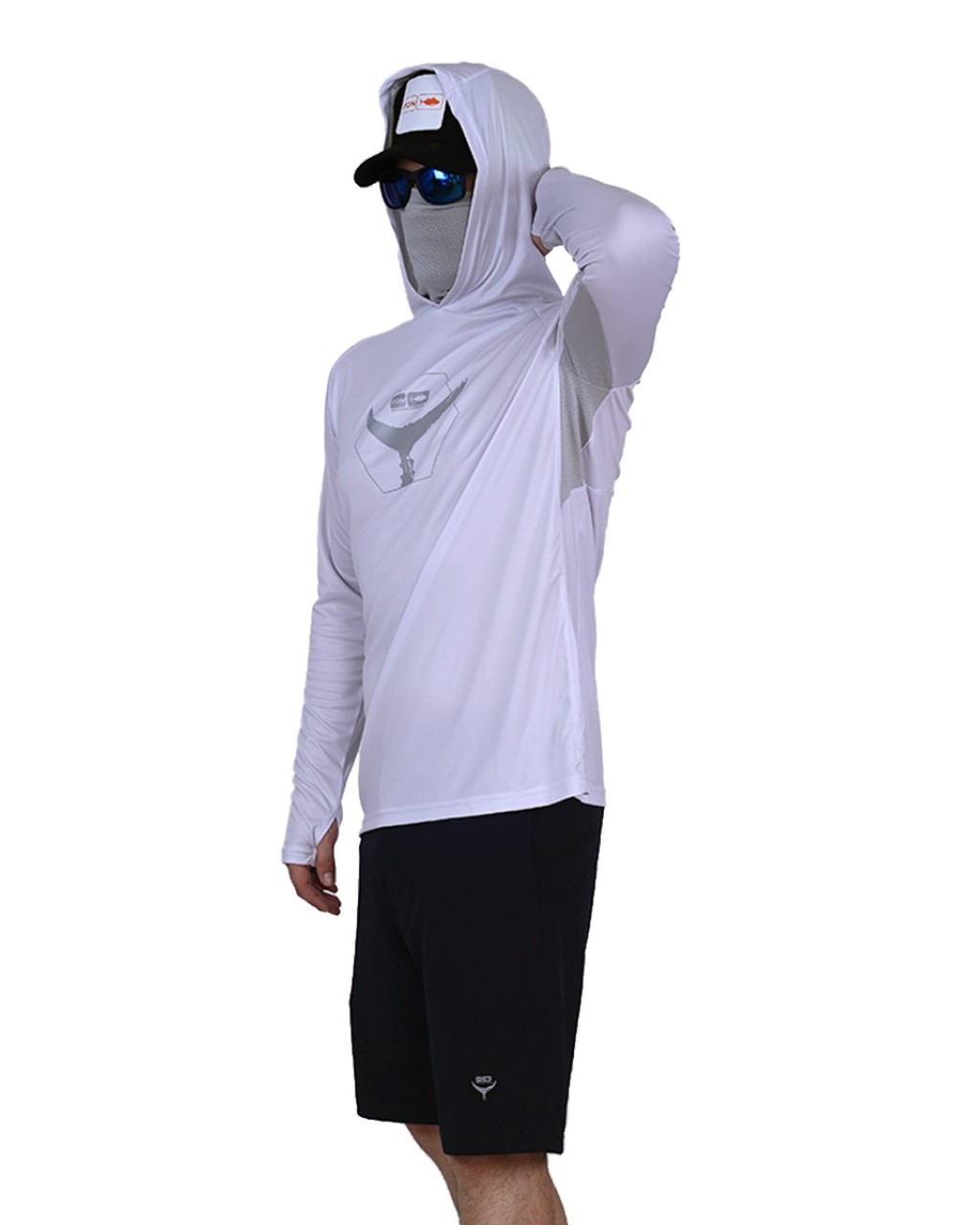 Fujin Pro Angler T-Shirt Dark White Large (L)