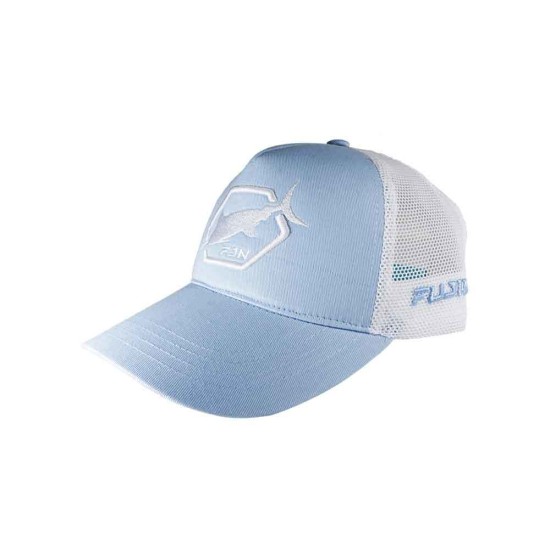 Fujin Sword Fish Cap Mavi Beyaz Fileli Şapka