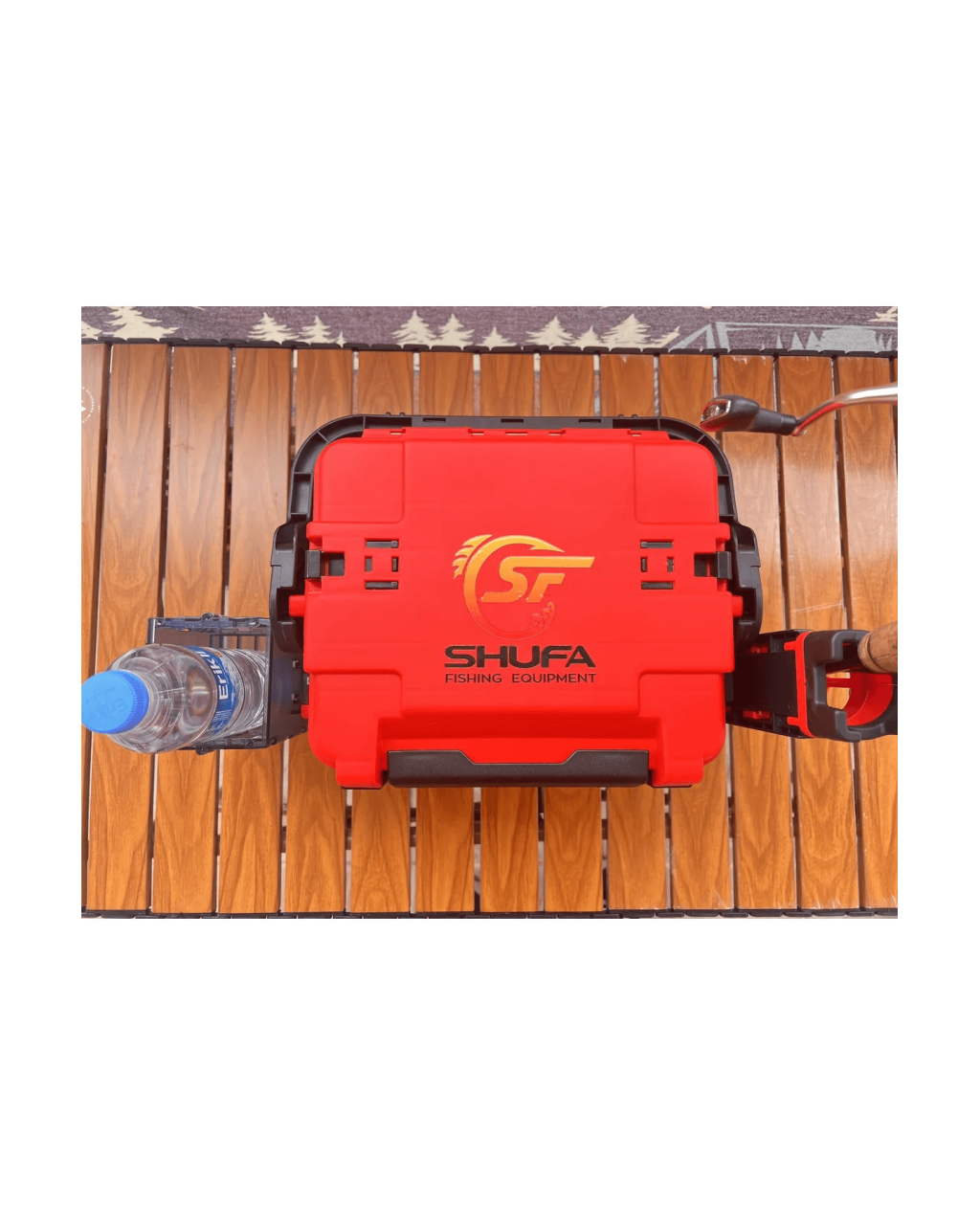Shufa Çift Katli Ekstra Dayanikli Profesyonel Balıkçı  Çanta 12L- Kırmızı