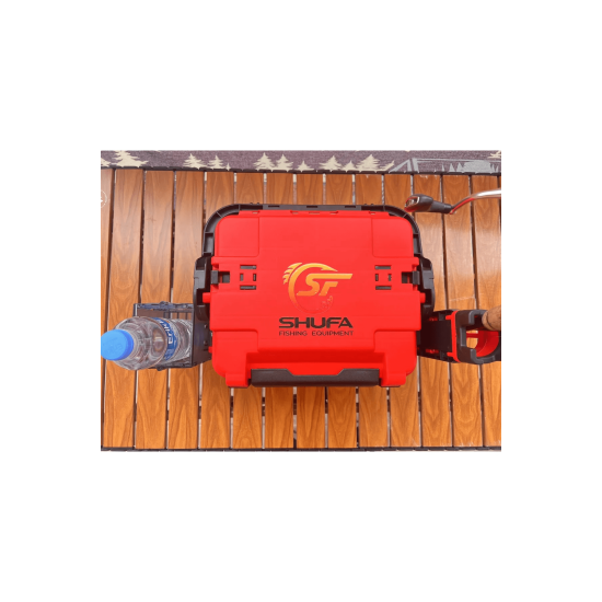 Shufa Çift Katli Ekstra Dayanikli Profesyonel Balıkçı  Çanta 12L- Kırmızı