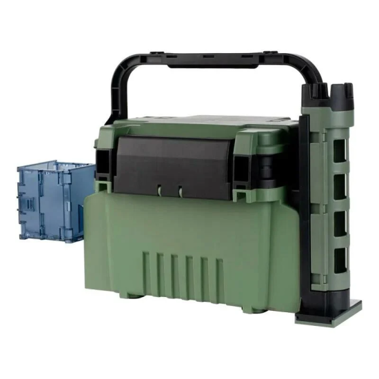 Shufa Çift Katli Ekstra Daynikli Profesyonel Balıkçı Kutu Çnta 12L- Haki