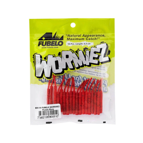 Fubelo Wormiez 5.2 Cm Lrf Silikon Yem Purple Glow