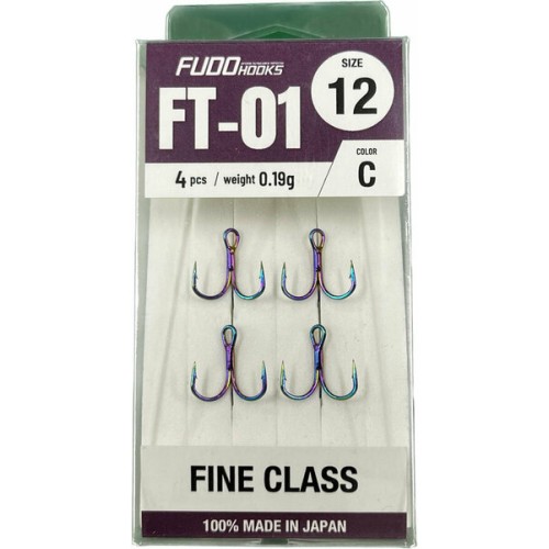 2239 Fudo Treble Fıne Class #10 Renklı 5P