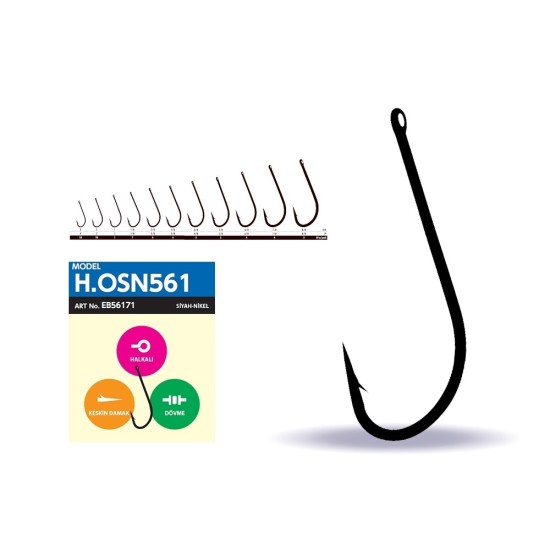 Hosn 561 Black Nıckel     7  Lı  Pk  No: 1/0