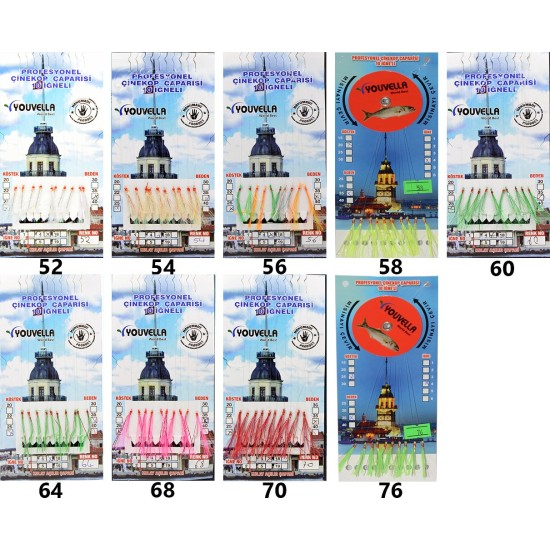 Çaparı Kolay Açılır 10 Igne  Renk  58