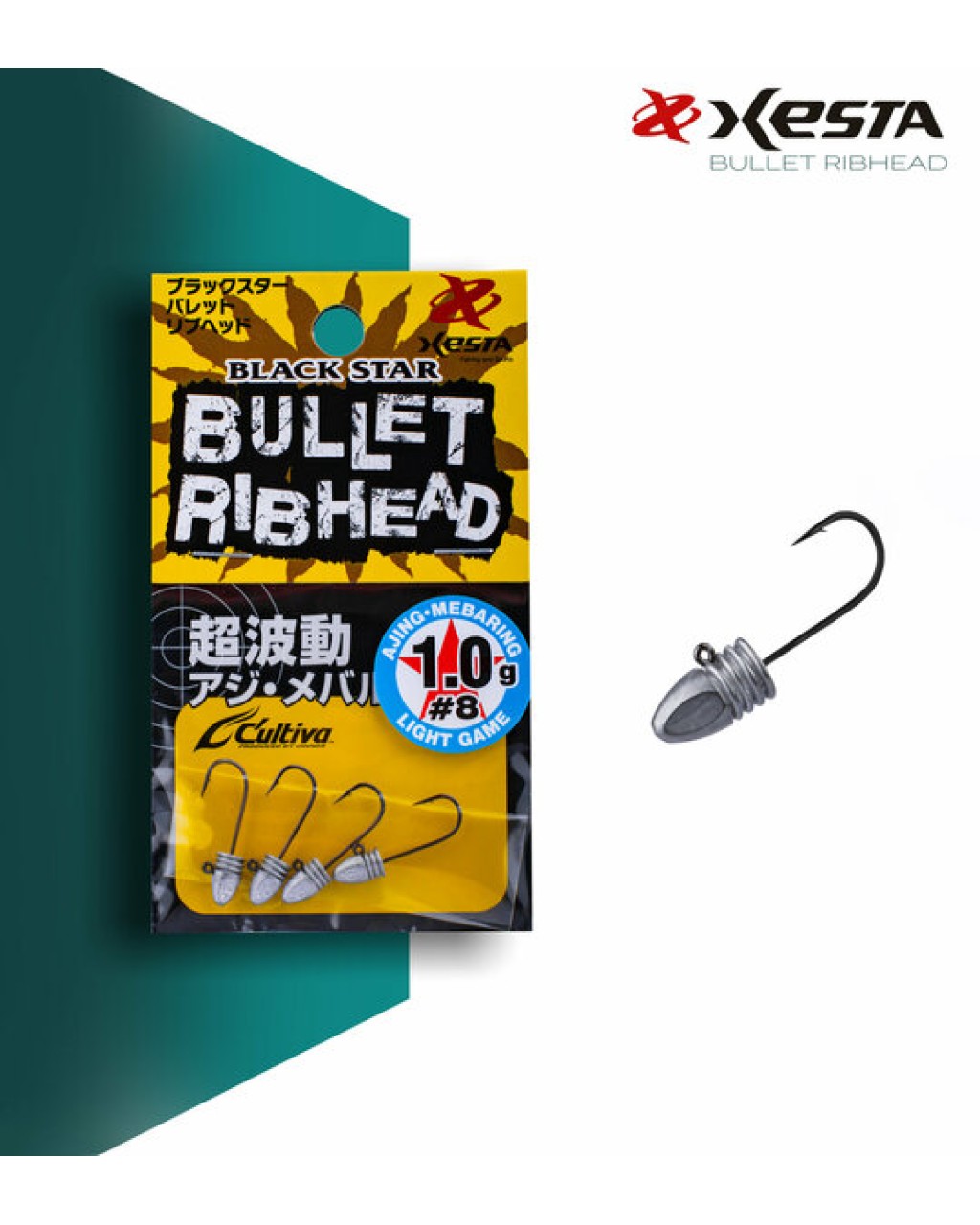 Xesta Bullet Rıbhead Jıg Head #8 4P 1.0G
