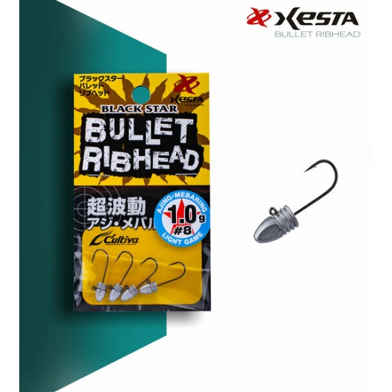 Xesta Bullet Rıbhead Jıg Head #8 4P 1.0G