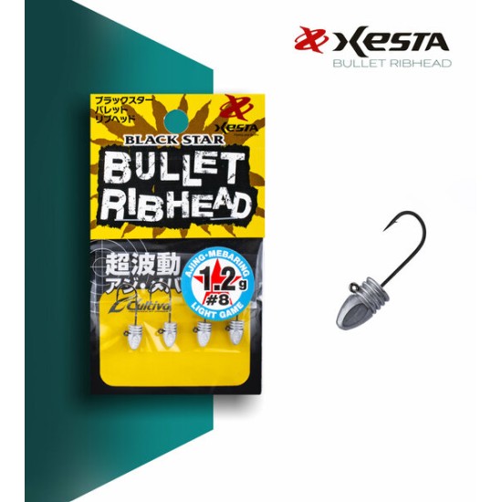 Xesta Bullet Rıbhead Jıg Head #6 4P 3.5G