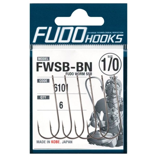 6101 Fudo Worm Ssb, No:2, Black Nıkel, 6P