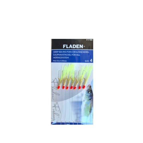 Fladen Fish Skin Tüy Çapari 7 Köstek N0:4