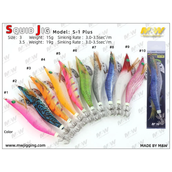Mw Squıd Jıg No:3 Color:1