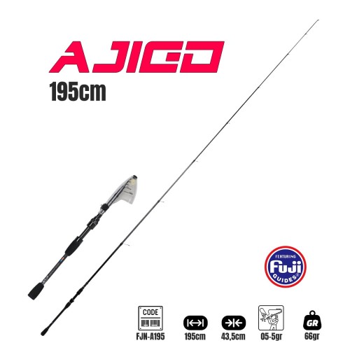 Fujin Ajigo 195Cm 05-5Gr Teleskopik Lrf Kamışı