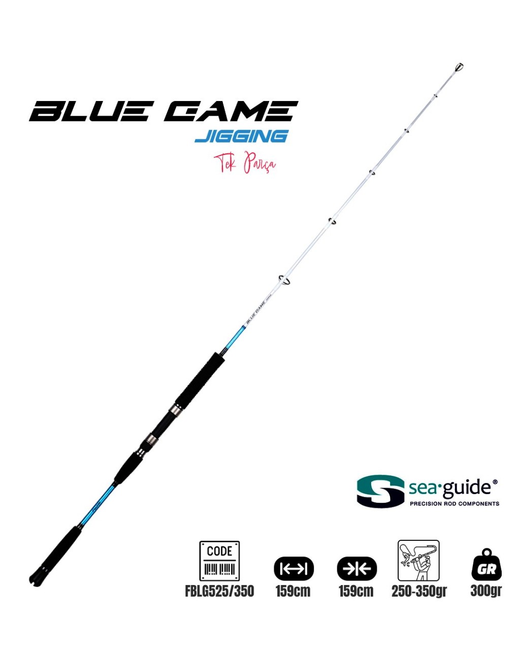 Fujin Bluegame Jigging 159Cm 250-350Gr Jig Kamışı