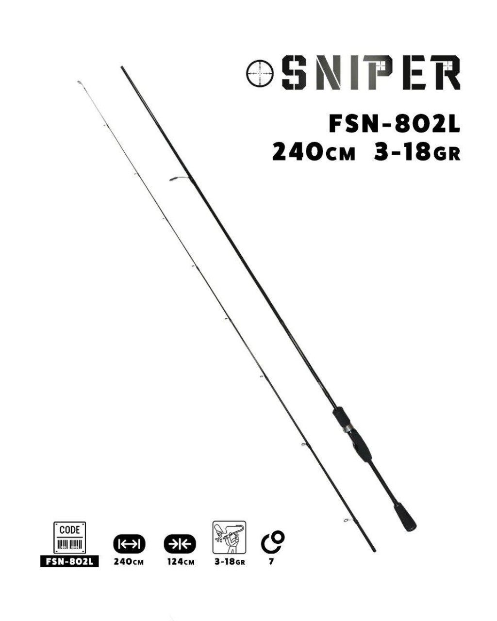 Fujin Sniper 240Cm 3-18Gr Lrf Kamışı