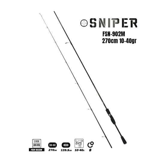 Fujin Sniper 270Cm 10-40Gr Spin Kamışı