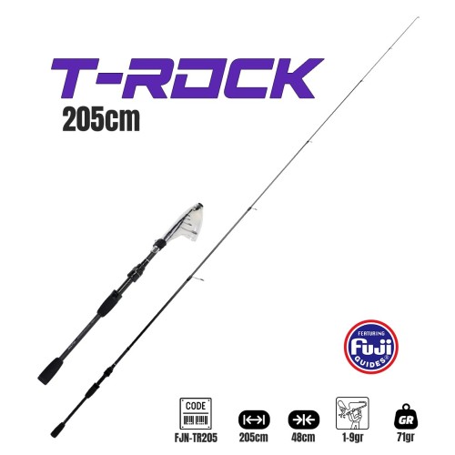 Fujin T-Rock 205Cm 1-9Gr Teleskopik Lrf Kamışı