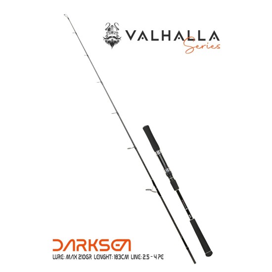 Fujin Valhalla Darksea 183Cm 210Gr Speed Jig Kamış