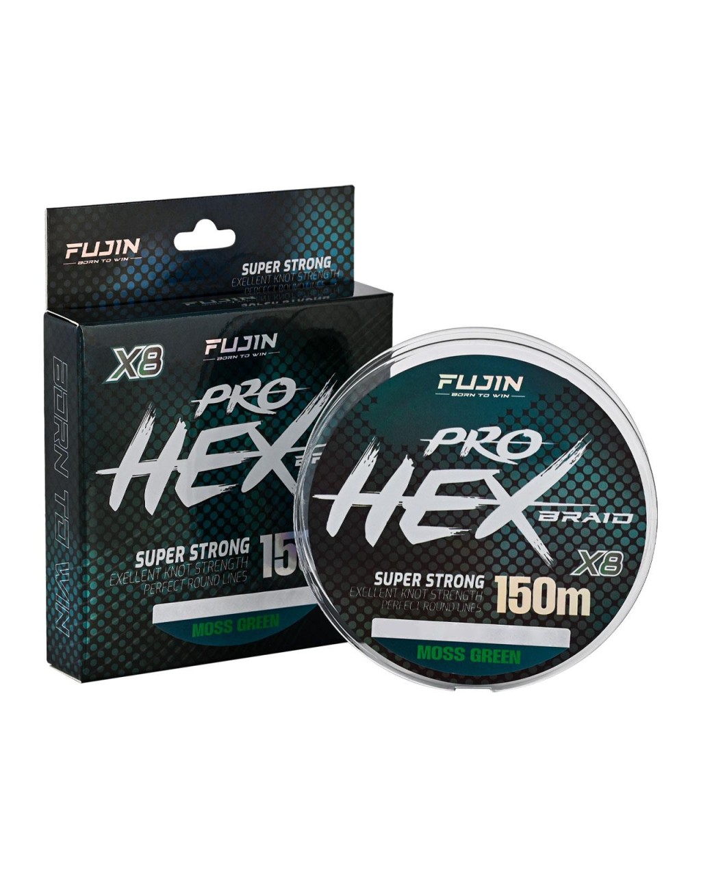 Fujin Pro Hex 8X 150Mt. 0.11Mm Moss Green