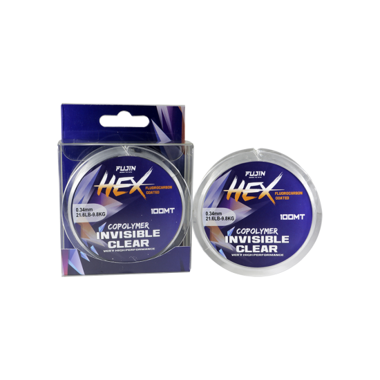 Fujin Hex Sht Ultra Fc 100Mt 0.520Mm 48.5Lb 22Kg