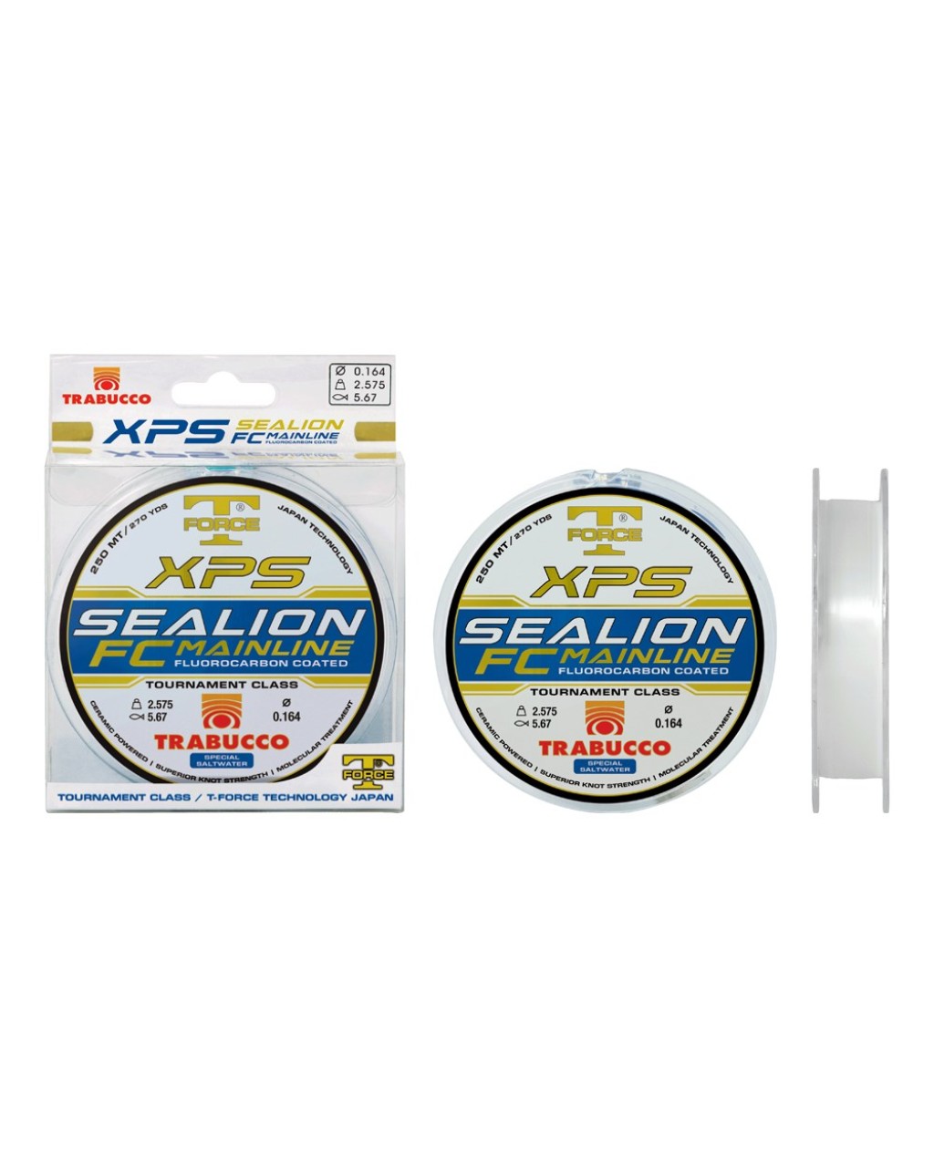 Trabucco T-Force Xps Sealion Serisi 250M Fluorocarbon Misina  0.35