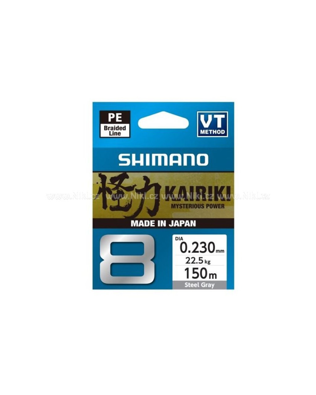 Shimano Kairiki 8 150M 0.013Mm 8.3Kg Steel Gray