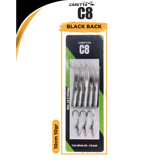 Caretta C8 10 Cm 10G Color Code: Black Black