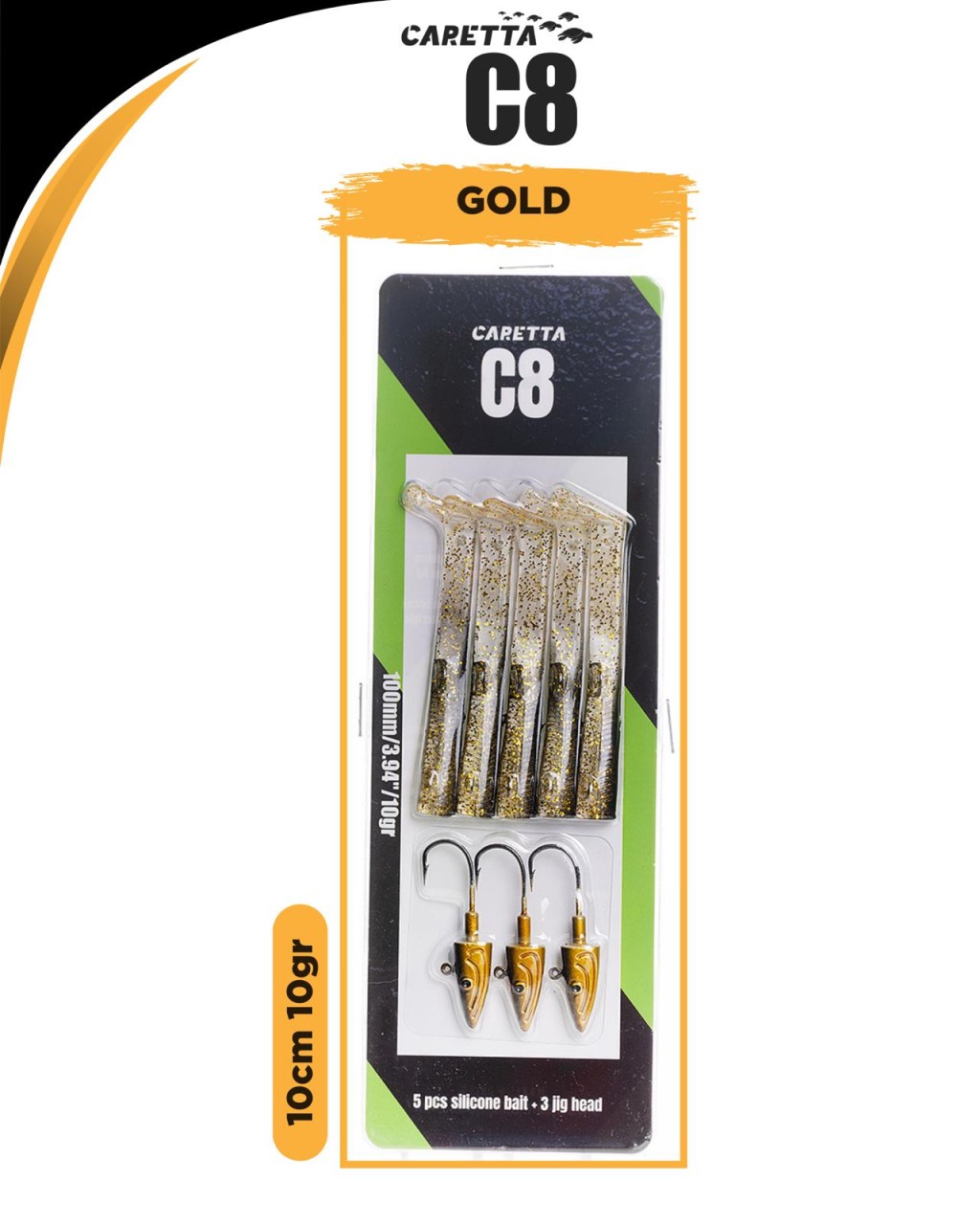 Caretta C8 10 Cm 10G Color Code:Gold