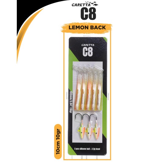 Caretta C8 10 Cm 10G Color Code :Lemon Back