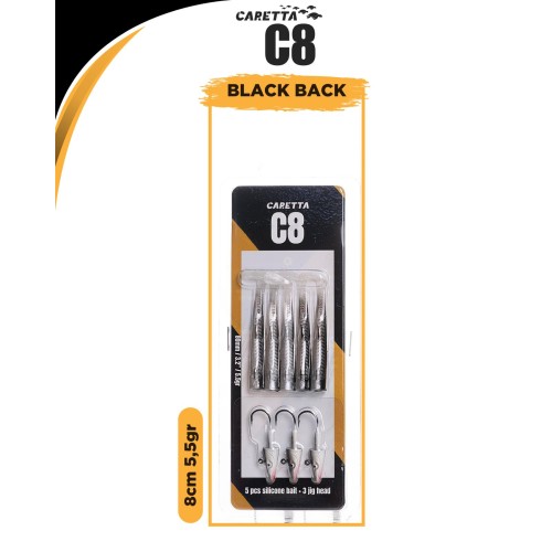 Caretta C8 8Cm 5.5 Gr Color Code: Black Black