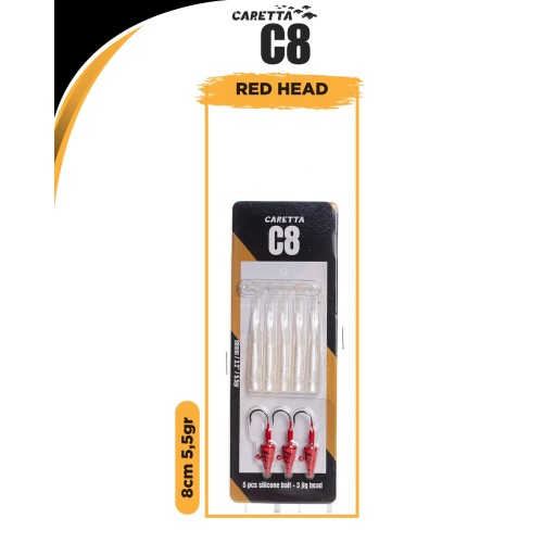 Caretta C8 8Cm 5.5 Gr Color Code: Red Head