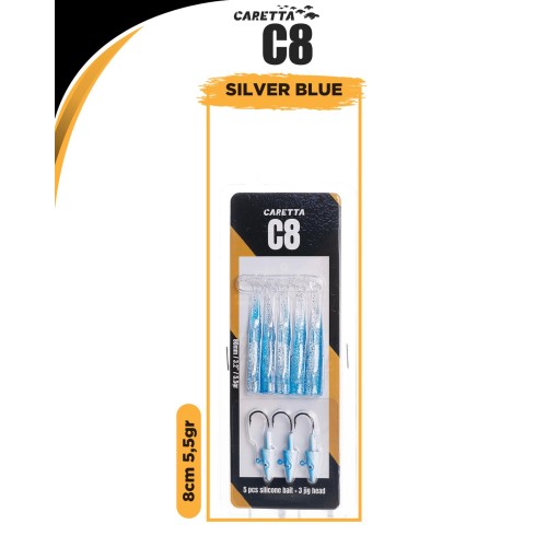 Caretta C8 8Cm 5.5 Gr Color Code: Sılver Blue