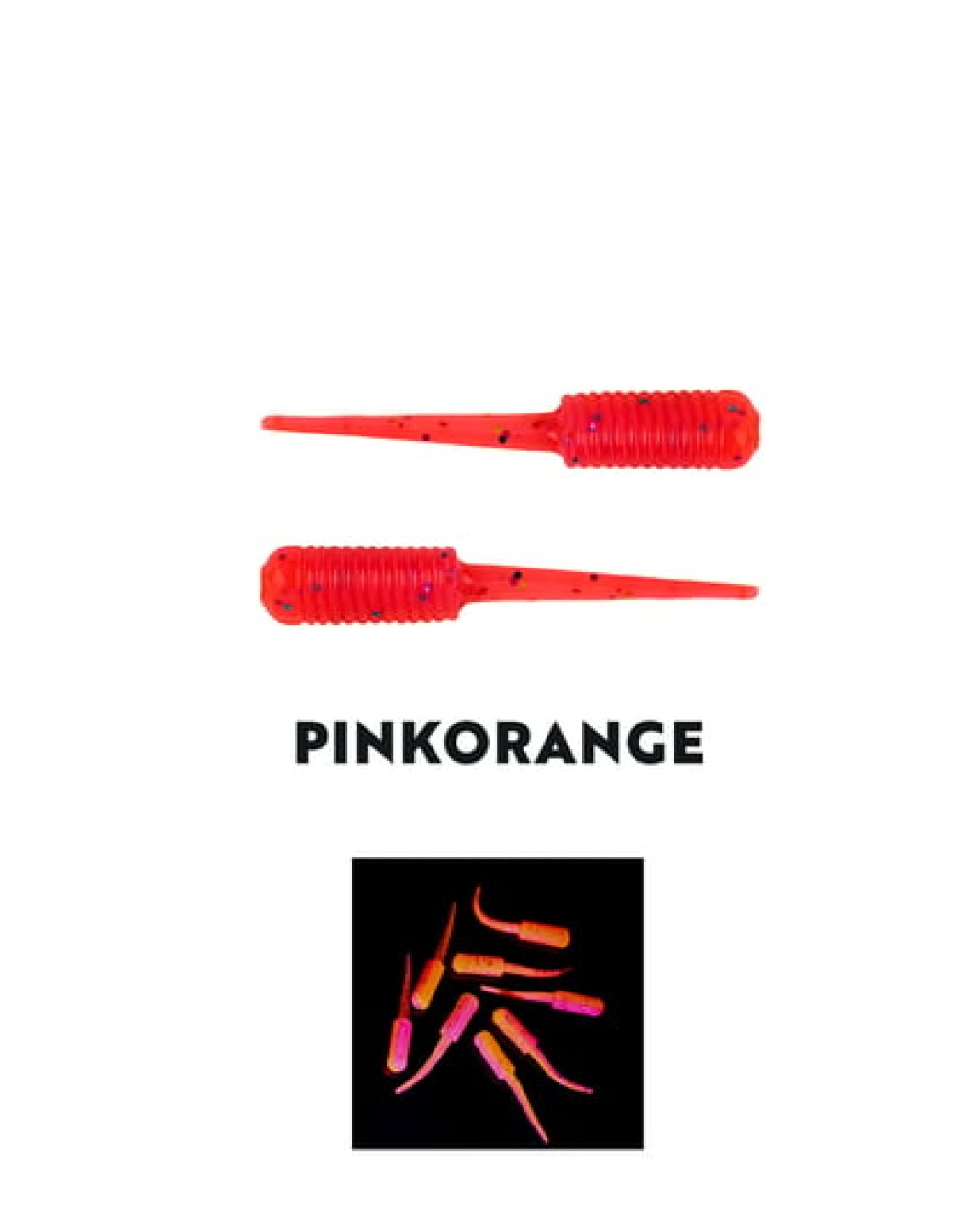 Fujin Baby Fry 2Cm Lrf Silikonu Pink Orange