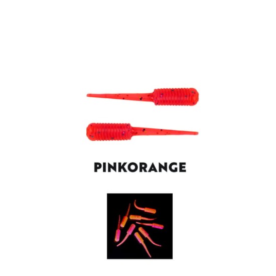 Fujin Baby Fry 2Cm Lrf Silikonu Pink Orange